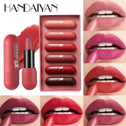 Labial Mate Larga Duración X6 en bala