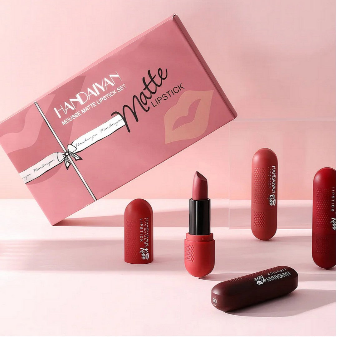 Labial Mate Larga Duración X6 en bala