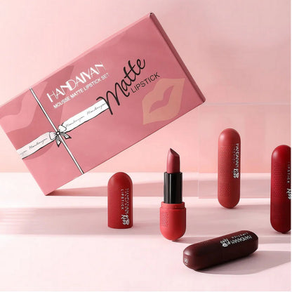 Labial Mate Larga Duración X6 en bala